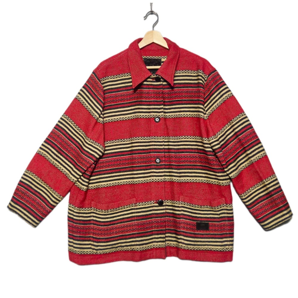 RALPH LAUREN Safari LRL
Outfitters Vintage Indian Blanket Barn Jacket Womans 2X
